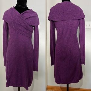 Athleta Sochi Sweater Dress in Purple